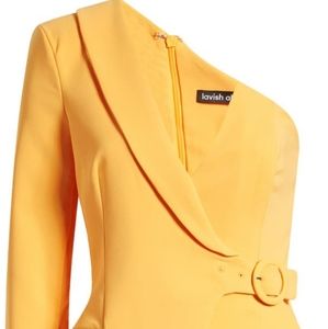 Orange Romper/Playsuit/Tuxedo playsuit Lavish Alice Size 8 US